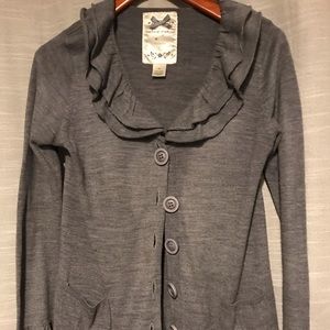 Nick & Mo gray long sweater Size M